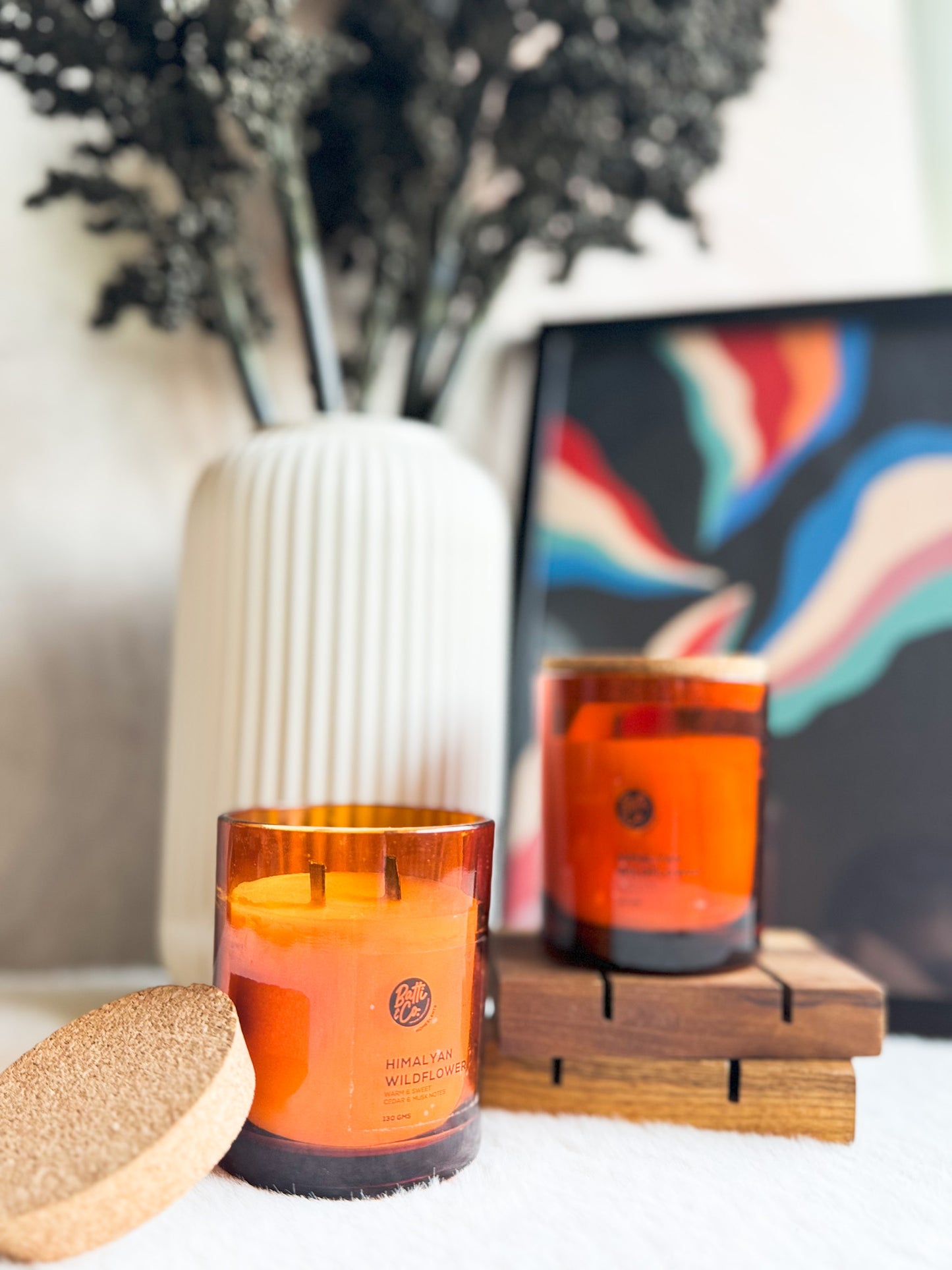 Himalayan Wildflower - Wooden Wick Candle