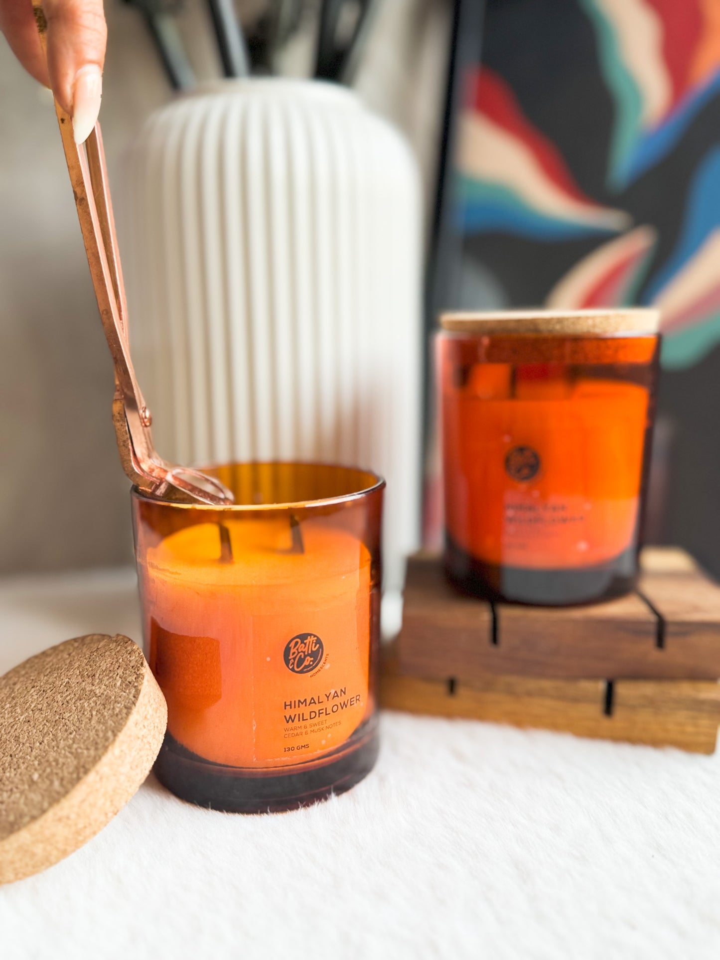 Himalayan Wildflower - Wooden Wick Candle